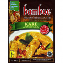 Curry Spices Ingredients - 35gr Bamboe