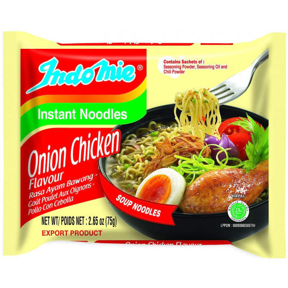 Indomie pasta with onion...