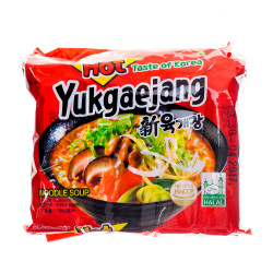 SAM YANG INSTANT NOODLE YUKGAEJANG HOT MUSHROOM 120 G.