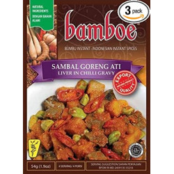 Bamboe - Spices Liver in Chilli Gravy 54gr